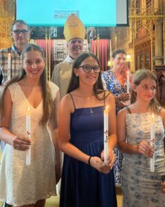 Confirmation Candidates with Bishop Andrew