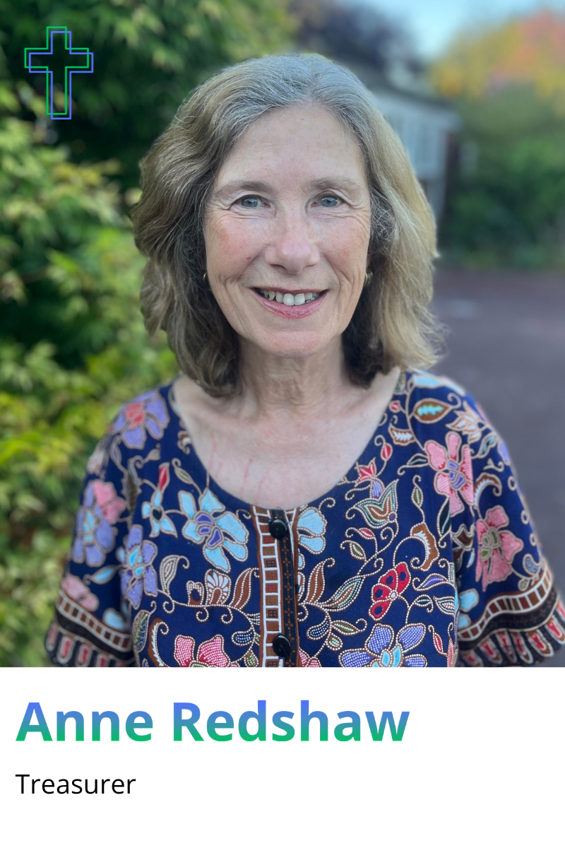 Photo of Anne outside St John's
